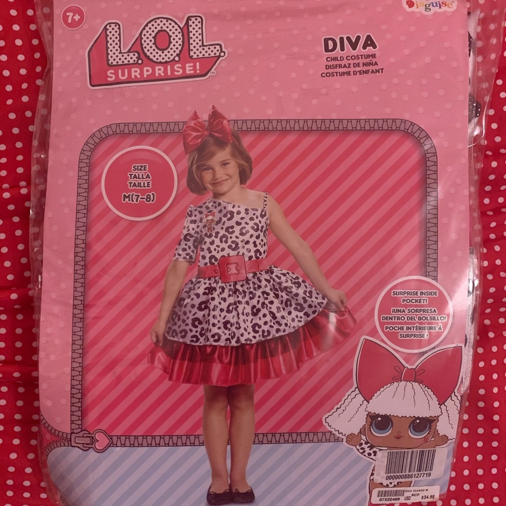 NWT. LOL Surprise Diva costume